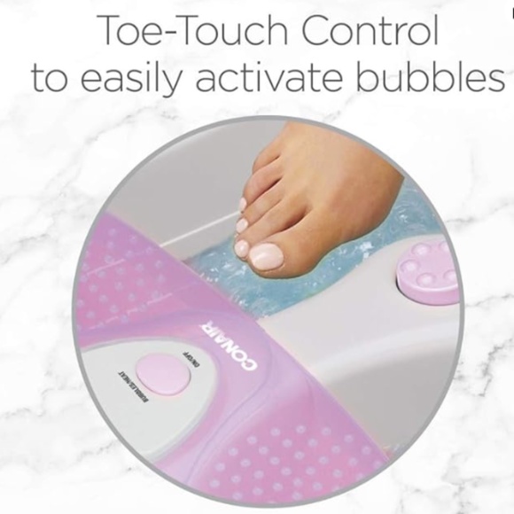 Conair Foot Pedicure Spa With Massaging Bubbles - Picture 3 of 4